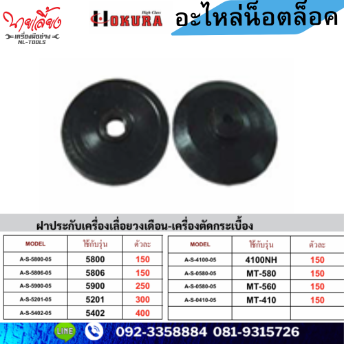 อะไหล่ ฝาประกับเครื่องเลื่อย-เครื่องตัดกระเบื้อง (เครื่องมือช่าง)(เลื่อย)(ตัดกระเบื้อง)