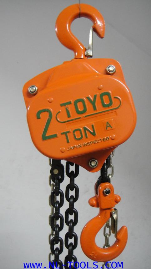 รอกโซ่สาว TOYO , 2 TON โซ่ยกยาว 6 เมตร (รอกโซ่)(เครื่องมือช่าง)(ONW) 7