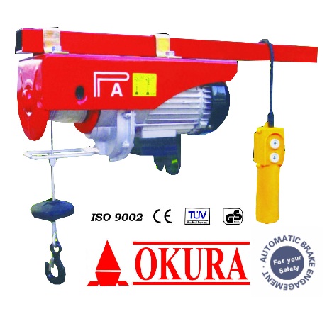รอกสลิงไฟฟ้า OKURA รุ่น PA3-1200H  (เครื่องมือช่าง)(DTMV)