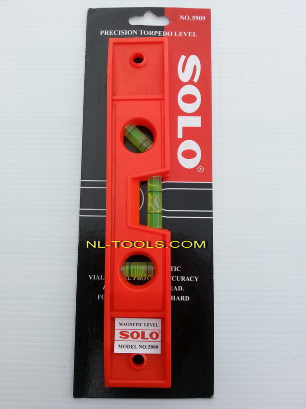 ระดับน้ำแบบมีแม่เหล็ก SOLO NO.5909-9 นิ้ว (เครื่องมือช่าง)