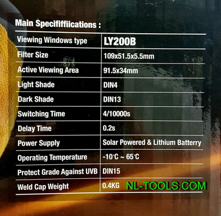 หน้ากากเชื่อมตัดแสงอัตโนมัติ POLO (เครื่องมือช่าง)(MW) 2