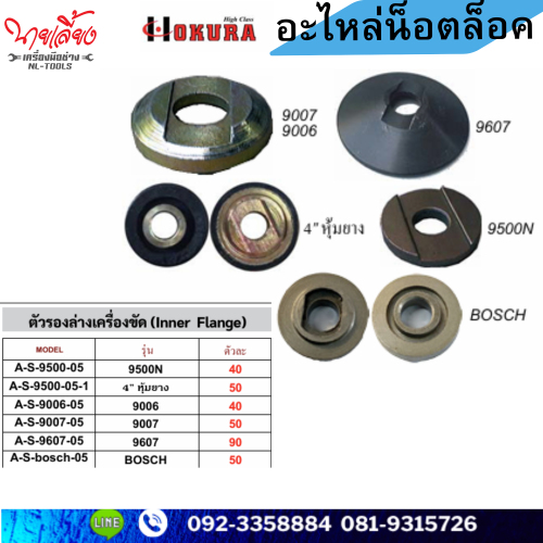 อะไหล่  ตัวรองล่างเครื่องเจียร เครื่องขัด (เครื่องมือช่าง)(เจียร)