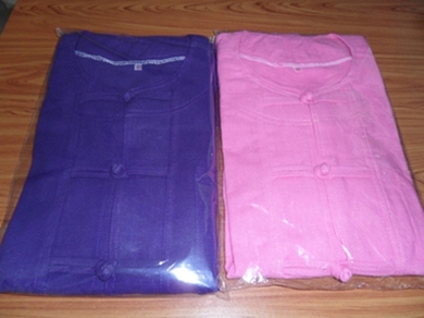 เสื้อผ้าฝ้ายคอกลมและคอจีนกระดุมจีนขอด 10