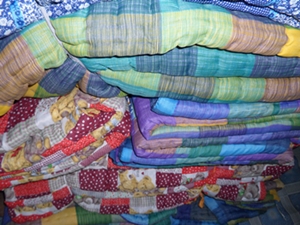 ผ้าห่มนวมโบราณหรือผ้าปูนอนผ้าฝ้าย 30