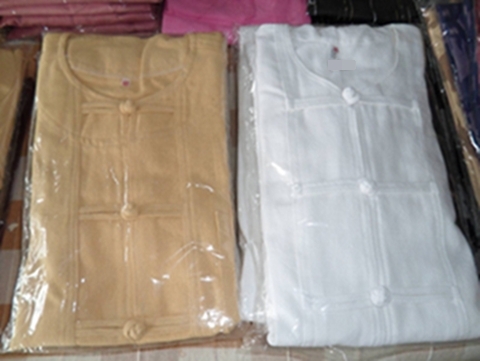 เสื้อผ้าฝ้ายคอกลมและคอจีนกระดุมจีนขอด 13