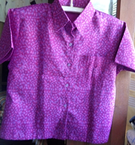 เสื้อบาติก(เขียนเทียน) 1