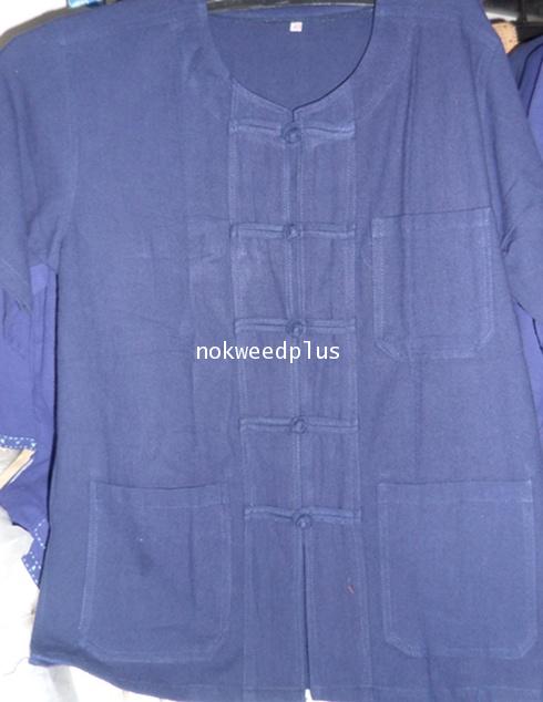 เสื้อผ้าฝ้ายคอกลมและคอจีนกระดุมจีนขอด 7