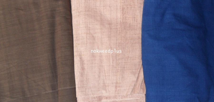 ผ้าสีพื้นผ้าฝ้ายทอมือย้อมสีธรรมชาติ 2