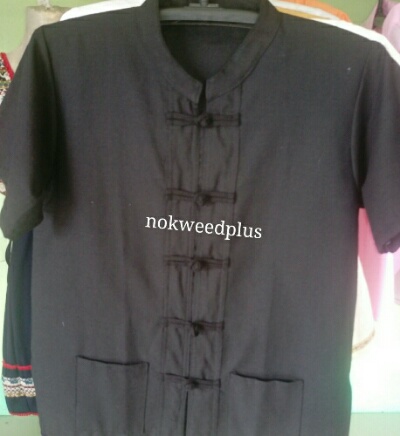เสื้อผ้าฝ้ายคอกลมและคอจีนกระดุมจีนขอด 3