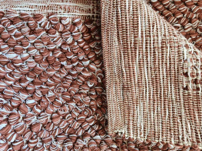 พรมเช็ดเท้าผ้าฝ้ายทอมือขนาดยาว 7