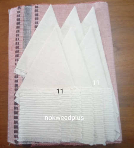 ชุดรองจานผ้าฝ้ายทอมือ 6 ที่ 4