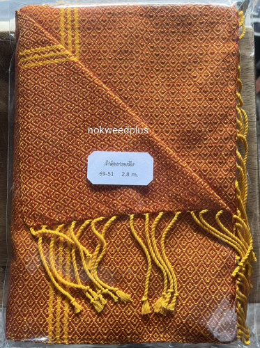 ผ้ารัดอกพระผ้าฝ้ายทอมือลายไทย(ลายใหญ่) 5