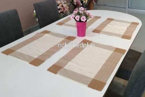 ผ้ารองจานผ้าฝ้ายทอมือ