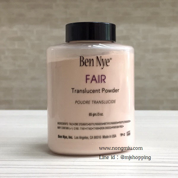 Ben Nye Translucent Face Powder ~ Fair 85g.