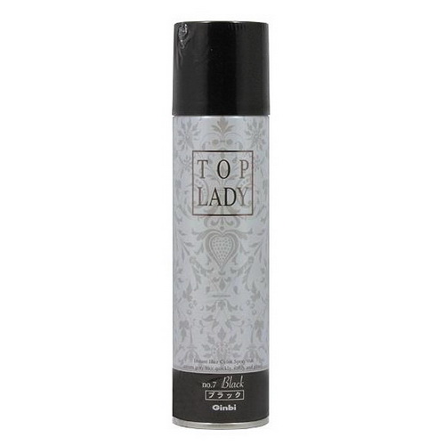 สีดำ: Top Lady Instant hair color spray 100g.