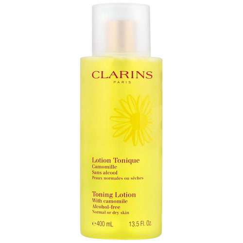 Pre-order : CLARINS Toning Lotion With Camomile  Alcohol-free 400ml.