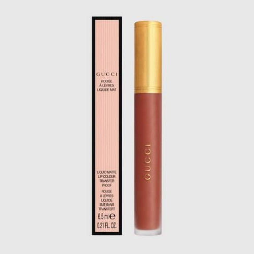 สีสวยมาก GUCCI Rouge À Lèvres Liquide Mat Lip Colour 6.5ml. # 505 Janet Rust