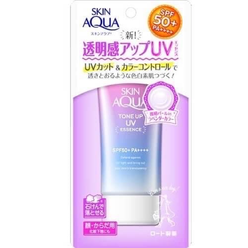 (80g) SUNPLAY Skin Aqua Tone Up UV Essence-Lavender