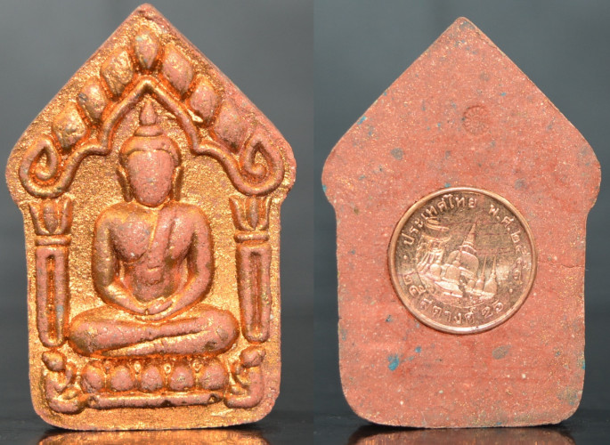 พระขุนแผนพรายเสน่ห์จันทร์ เนื้อผงว่านผสมผงพรายกุมาร พระอาจารย์มหาธีร์ วัดบางแพรก 2561