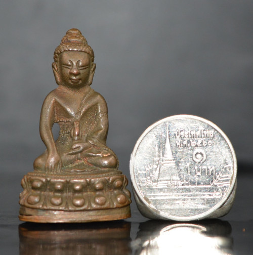 พระกริ่ง หลวงปู่พรหมมาพระกริ่ง เนื้อนวะโลหะ รุ่นสร้างทาง หลวงปู่พรหมมา วัดสวนหินผานางคอย 2540 2