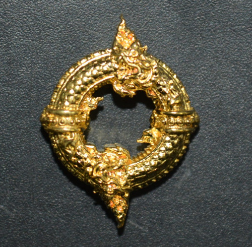 บ่วงนาคบาศ เนื้อชนวนชุบทอง พระอาจารย์สรรค์ วัดศรีสว่างอารามณ์ 2568