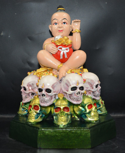 กุมารทอง เนื้อแร่เพ้นท์สี ขนาดบูชา อาจารย์หฤษฎ์