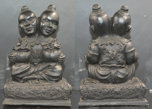 กุมารทองสองหัว ขนาดบูชา เนื้อแร่ หลวงพ่อสำเนา วัดโพสังโฆ 2557