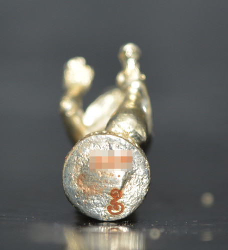 ไอ้เท่ง เรียกทรัพย์ รุ่นแรก เนื้อทองแดงชุบเงิน หลวงปู่นนท์ วัดเขาพรานธูป 2563 2