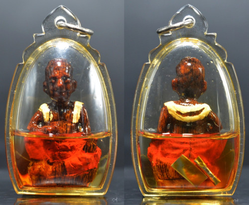 ตาพรานบุญ แกะจากไม้ทองหลาง พระอาจารย์ศุภสิทธิ์ วัดบางน้ำชน 2560