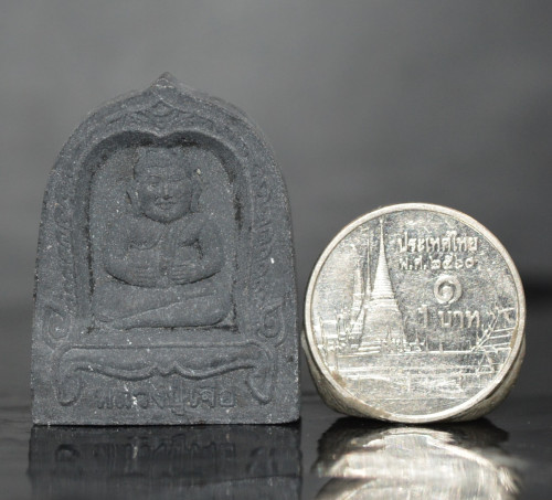 พระสังกัจจายณ์ เนื้อผงใบลาน หลวงปู่เจือ วัดกลางบางแก้ว 2551 1