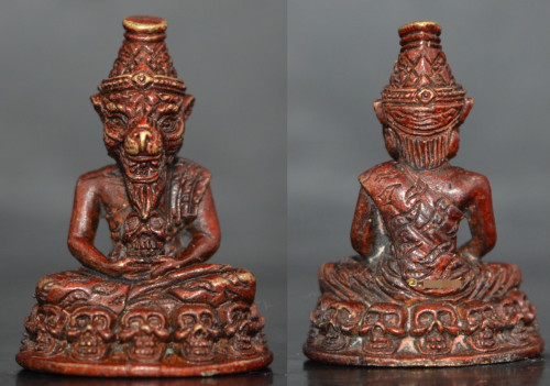 ฤาษี ปู่เจ้าสมิงพราย เนื้อสัมฤทธิ์แดง หลวงตาออ วัดช่องแค 2568