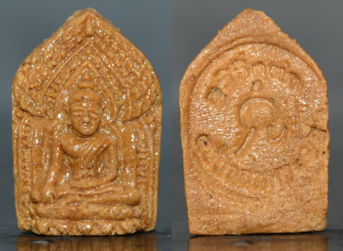 พระขุนแผน รุ่นแรก  เนื้อเสน่ห์จันทร์ขาว  พระอาจารย์อูวิจิงต่า เจ้าสำนักสงฆ์พระธาตุดอยจอมแวะ 2563 2