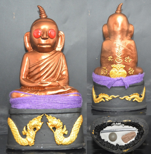 งั่ง ขนาดบูชา เนื้อเรซิ่น ครูบาแบ่ง วัดบ้านโตนด 2568 1