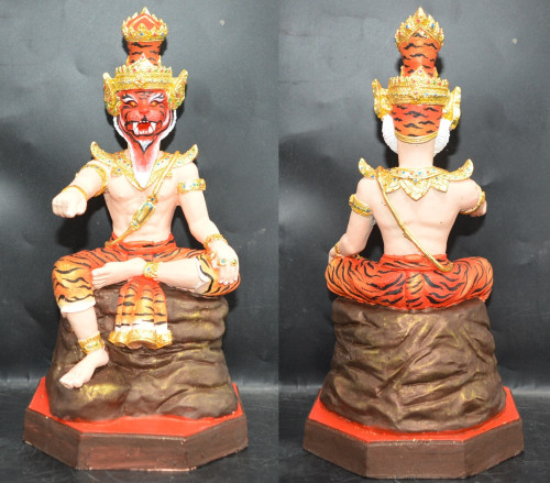 ฤาษีหน้าเสือ เนื้อเรซิ่น ขนาดบูชา หลวงพ่อวิชัย วัดอุทุมพร 2568