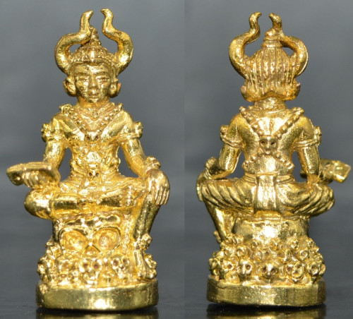 พญามัจจุราช เนื้อทองระฆัง อาจารย์เปลี่ยน หัทยานนท์ 2561 สูง 4 ซม