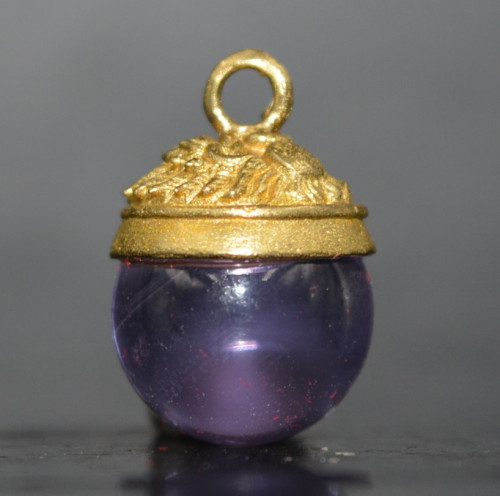 ลูกอมพญาการเวก พระอาจารย์ศุภสิทธิ์ วัดบางน้ำชน 2555 ขนาด 1.2 ซม.