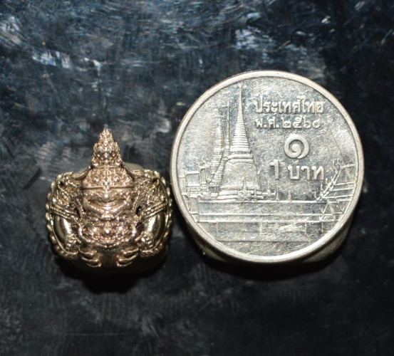 พระราหูอมตะเศรษฐี เนื้อทองขาว พระอาจารย์เฮง วัดป่าไทรย้อย 2564 2