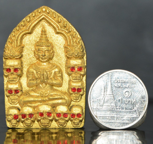 ขุนแผนพรายทองเรียกทรัพย์กระซิบโชค รุ่นมหาลาภเงินล้าน เนื้อผงมหาภูติพรายทอง หลวงพ่อกลม วัดหนองบัว 256 1