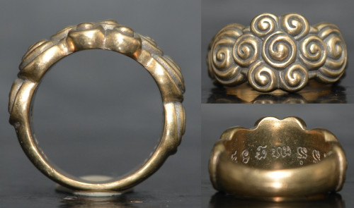 แหวนมงคลพุทธคุณเขาอ้อ เนื้อขันลงหิน อาจารย์เปลี่ยน หัทยานนท์ 2562