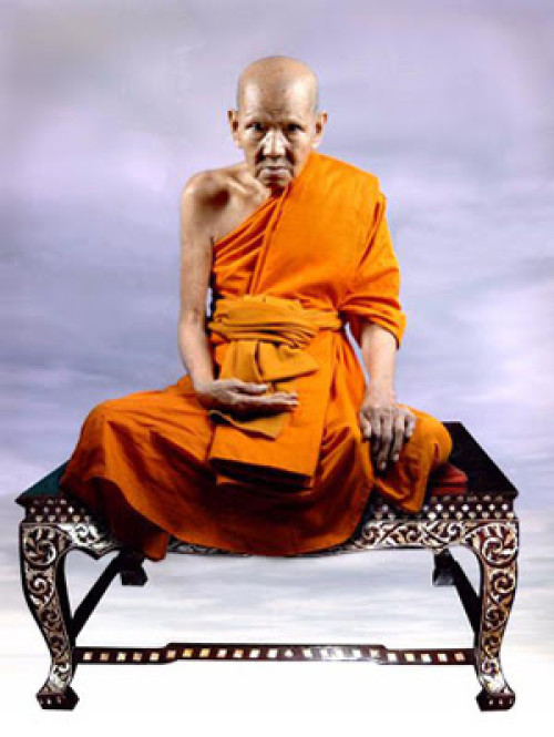 พระสังกัจจายณ์ เนื้อผงใบลาน หลวงปู่เจือ วัดกลางบางแก้ว 2551 2