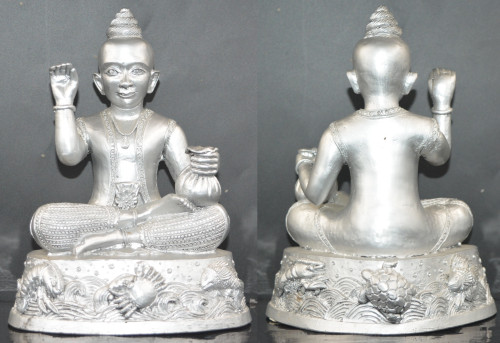 กุมารทอง ฐานปูปลา เนื้อเรซิ่น ขนาดบูชา หลวงพ่อวิชัย วัดอุทุมพร 2558