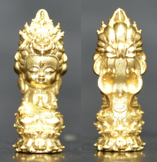 เจ้าแม่กวนอิมน้อยร้อยล้าน (จิ๋ว) เนื้อสัมฤทธิ์ชุบทอง พระอาจารย์อำนาจ สำนักปฏิบัติธรรมมหาวีโร 2569