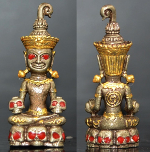 พญางั่งเก้าโกฏิ เนื้อสัมฤทธิ์รมซาตินเงิน พระอาจารย์อำนาจ สำนักปฏิบัติธรรมมหาวีโร  2567