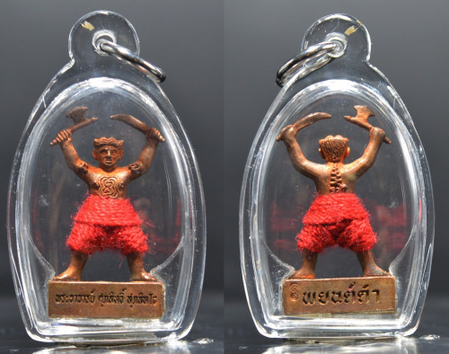 หุ่นพยนต์คำ เนื้ออาถรรย์ฝังตะกรุดเงิน 1 ดอก พระอาจารย์ศุภสิทธิ์ วัดบางน้ำชน 2557