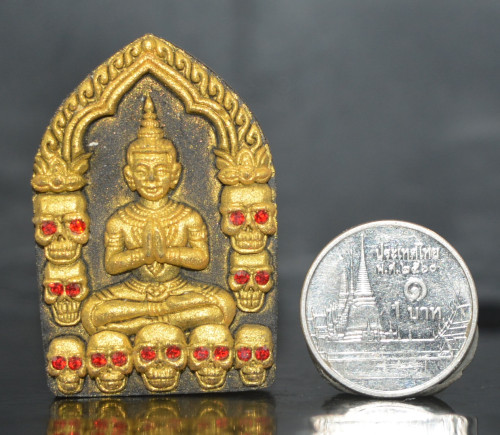 ขุนแผนพรายทองเรียกทรัพย์กระซิบโชค รุ่นมหาลาภเงินล้าน เนื้อผงมหาภูติพรายทอง หลวงพ่อกลม วัดหนองบัว 256 1
