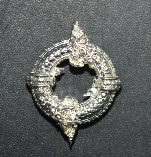 บ่วงนาคบาศ เนื้อชนวนชุบเงิน พระอาจารย์สรรค์ วัดศรีสว่างอารามณ์ 2568