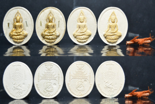 ชุดกรรมการ พระผงม้ามณีคาบแก้ว กาเหว่าวอน รุ่นสัมฤทธิ์ผล หลวงปู่ทา วัดศรีสว่างนาราม 2553