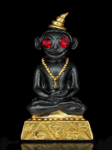 พญางั่งเจ้าเสน่ห์พิศวาส เนื้อสัมฤทธิ์ชุบแบล็คลายทอง ฤาษีสมเดช (ครูบาเดช) ป่าช้าบ้านใหม่รัตนโกสินทร์