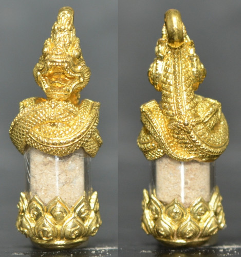 ผงช้างผสมโขลง ในองค์พญานาคราชเสริมดวงชะตา ทองฝาบาตรปัดผิว เจ้าสล่าอูวิจิ่งต่า 2569