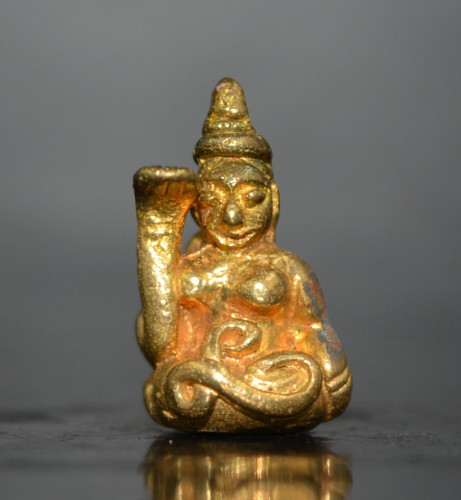 นางกวักมโนราห์ เนื้อทองเหลือง พระอาจารย์ประสูติ วัดในเตา 2567